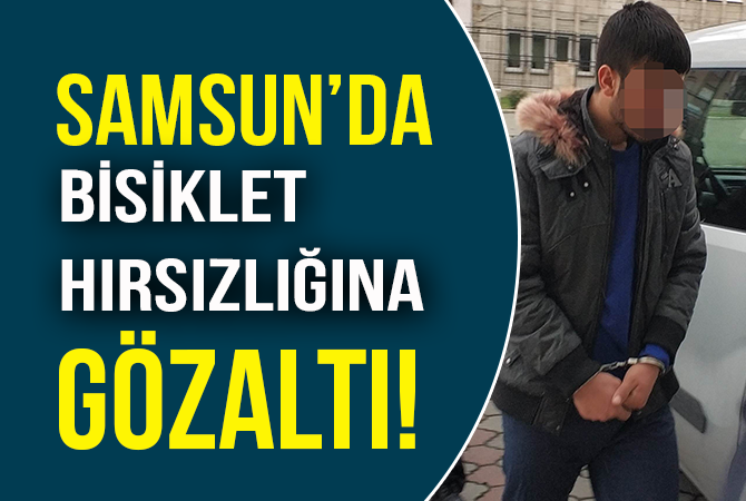 Bisiklet hırsızlığına gözaltı