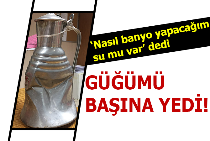 KAFASINA GÜĞÜMLE VURDU!
