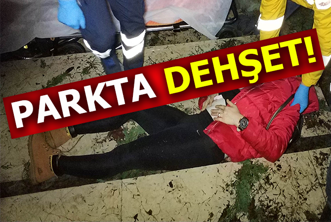 Genç kadın parkta tabancayla vurulmuş halde bulundu