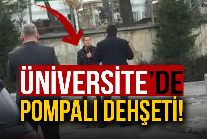 Konya Selçuk Üniversitesi İletişim Fakültesi’nde pompalı dehşeti!