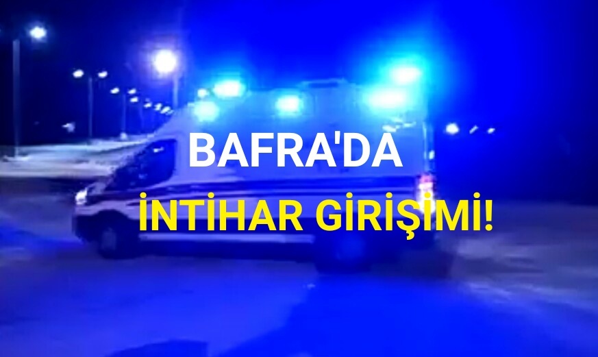 Bafra Çetinkaya Köprüsünde İntihar Girişimi