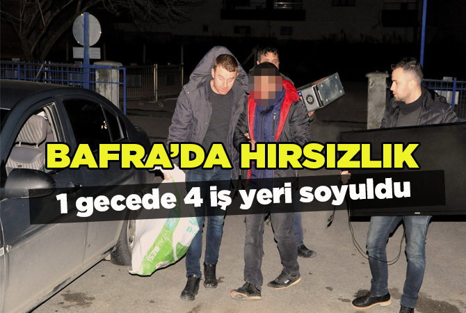 Bafra’da hırsızlık