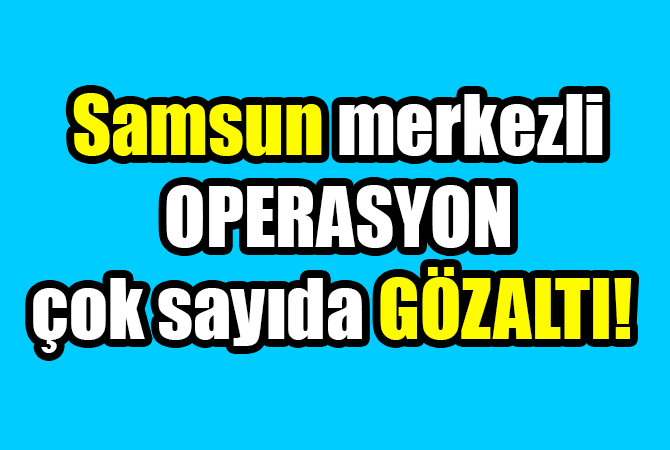 Samsun merkezli ankesörlü telefon operasyonu: 10 gözaltı