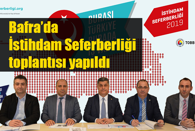 İSTİHDAM SEFERBERLİĞİ 2019