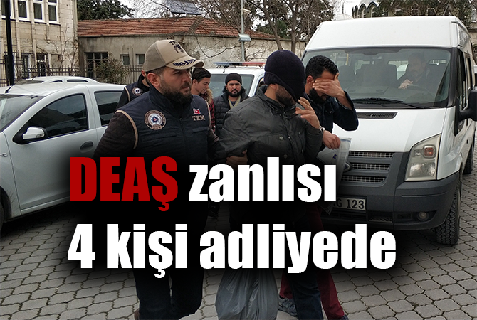 Samsun’da DEAŞ’tan 4 zanlı adliyede