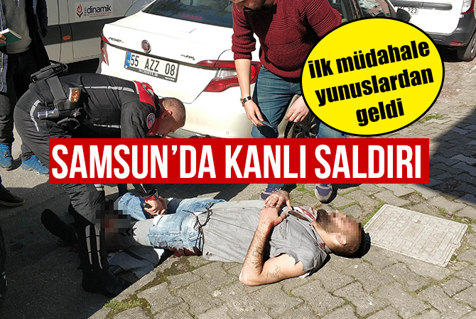 Bıçaklanan gence ilk müdahaleyi yunus polisleri yaptı