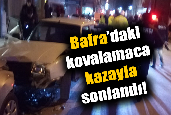 DUR İKAZINA UYMADI KAZA YAPTI
