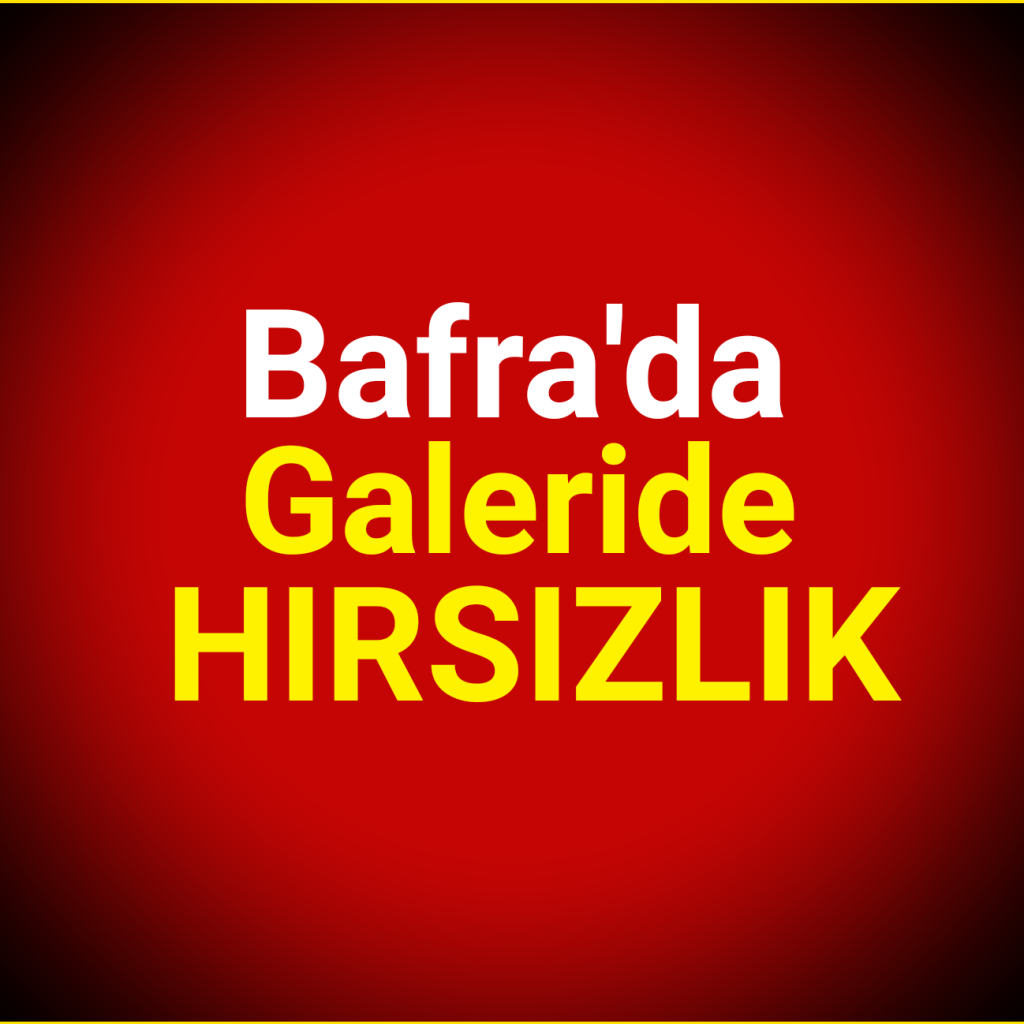 Bafra’da Traktör çalındı