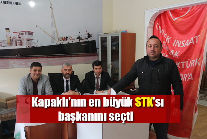 Kapaklı’nın en büyük STK’sı başkanını seçti