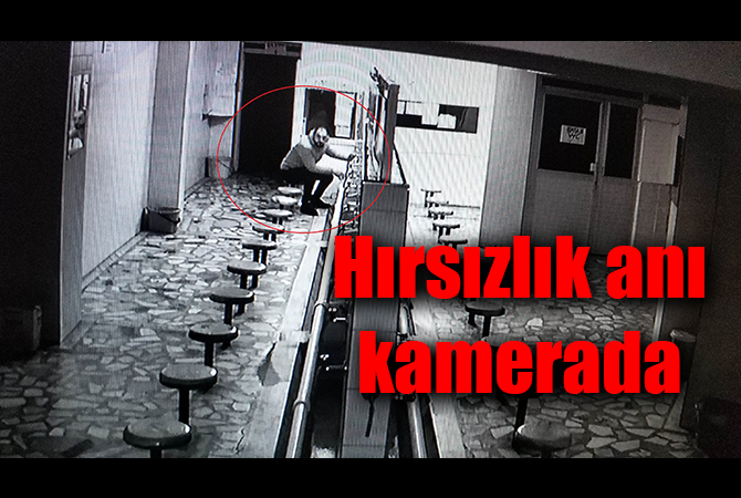 Hırsızlık anı kameralarda