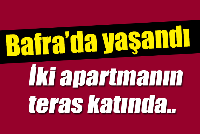 İki binanın teras katında hırsızlık