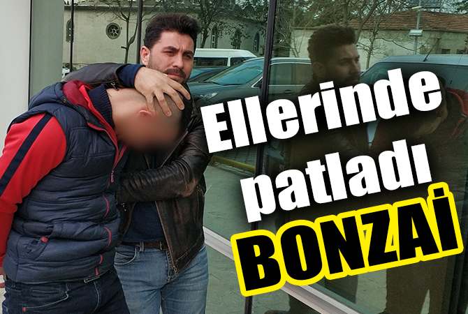 Satışa hazır 41 paket bonzai ile yakaladılar