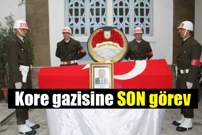 Samsun gazisini son yolculuğuna uğurladı…
