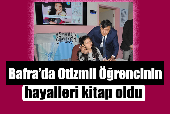 Otizmli öğrencinin hayalleri kitap oldu