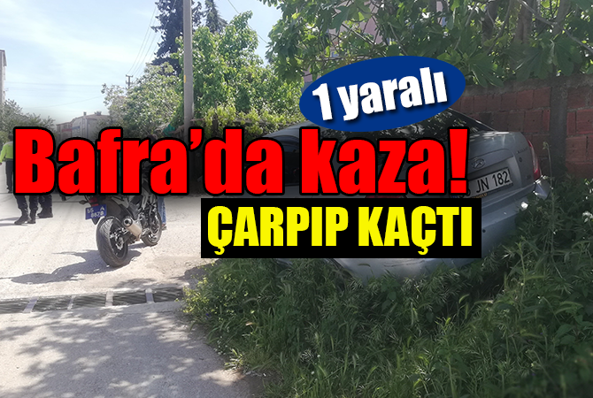 Kamyonet otomobile arkadan çarptı: 1 yaralı