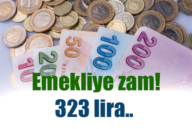Emekliye zam! 323 lira…