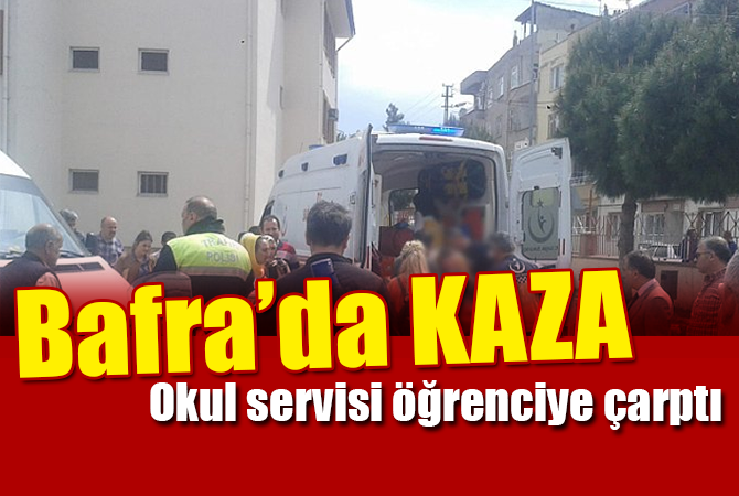 Bafra’da kaza 1 yaralı