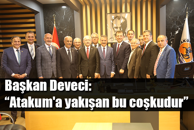 Başkan Deveci: “Atakum’a yakışan bu coşkudur”