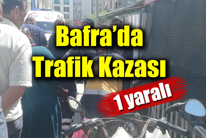 Otomobil ile motosiklet çarpıştı: 1 yaralı