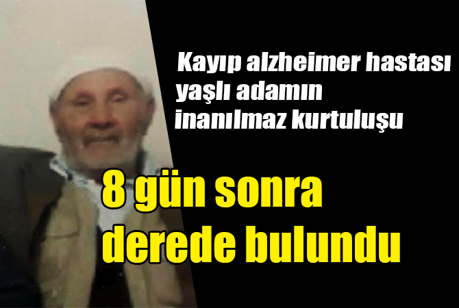 8 gün sonra inanılmaz kurtuluş