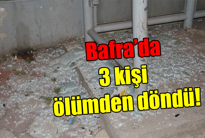 Minibüs dolmuş durağına çarptı, 3 kişi ölümden döndü