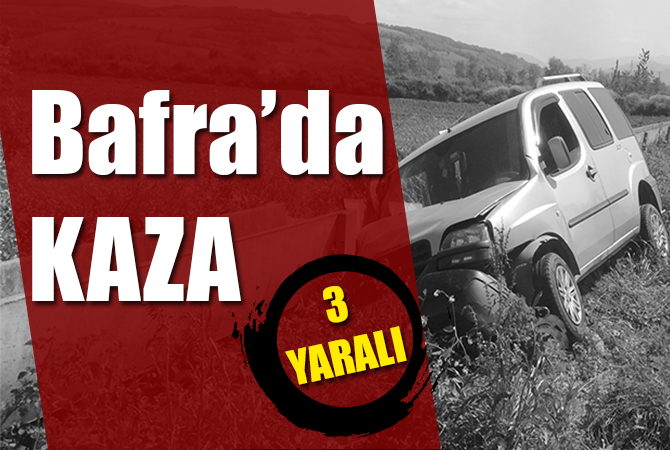 Hafif ticari araç sulama kanalı çarptı: 3 yaralı