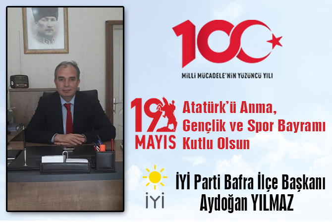 AYDOĞAN YILMAZ’DAN KUTLAMA MESAJI