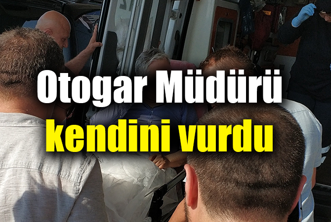 Otogar müdürü silahını temizlerken kazara kendini vurdu