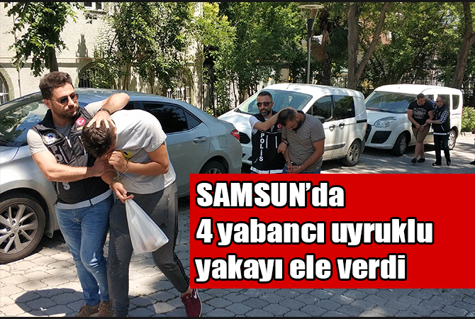4 yabancıya uyuşturucu ticaretinden gözaltı