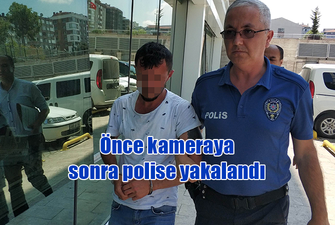 güvenlik kamerası ele verdi