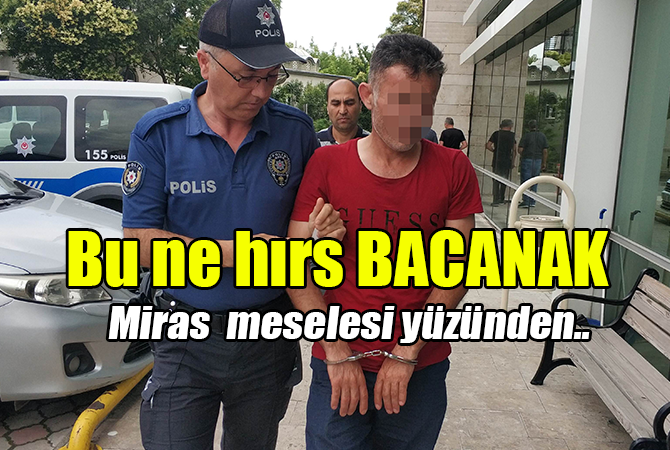 Bacanağının aracına benzin dökerek ateşe verdi