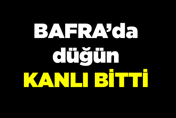 DÜĞÜNDE SİLAHLA YARALAMA