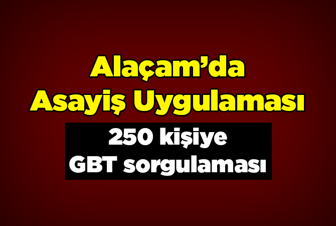 Jandarmadan asayiş uygulaması