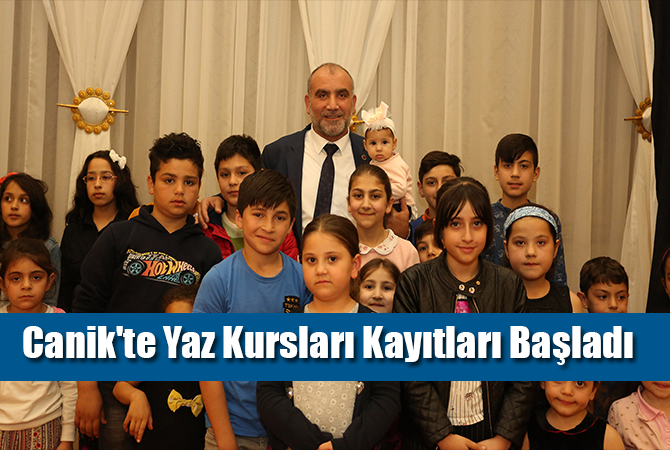 Canik’te Yaz Kursları Kayıtları Başladı