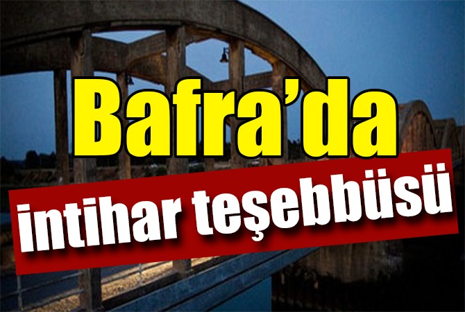 Bafra’da intihara teşebbüs