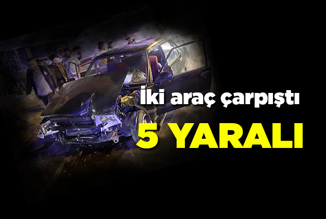 Samsun’da trafik kazası: 5 yaralı