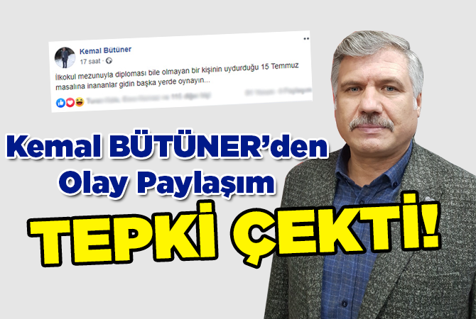 BÜTÜNER’DEN OLAY PAYLAŞIM