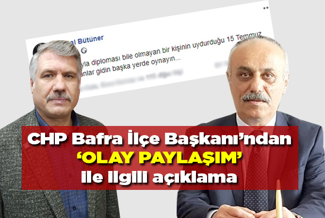 BAŞKAN PERÇİN’DEN AÇIKLAMA