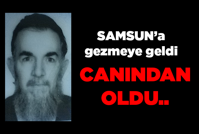 Ankara’dan günlük gezmek için geldiği Samsun’da boğuldu