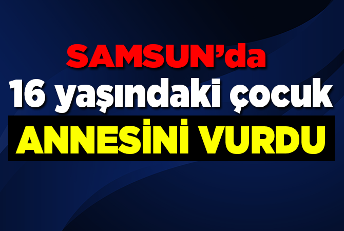 16 yaşındaki çocuk annesini vurdu