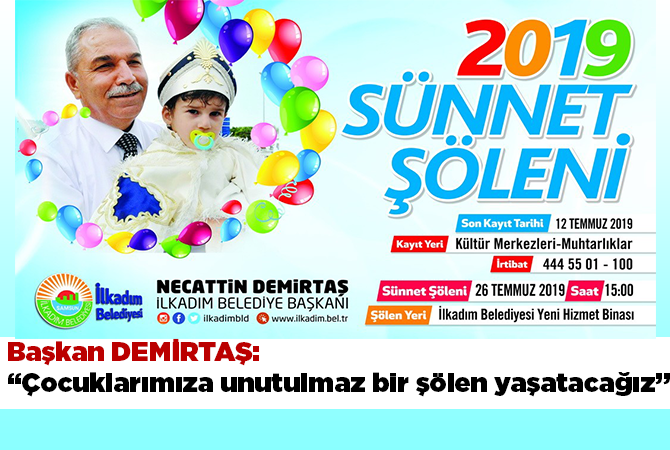 Demirtaş: “Çocuklarımıza unutulmaz bir şölen yaşatacağız”