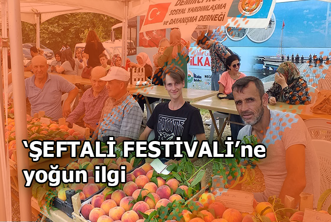 Demiciköy’de Şeftali Festivali