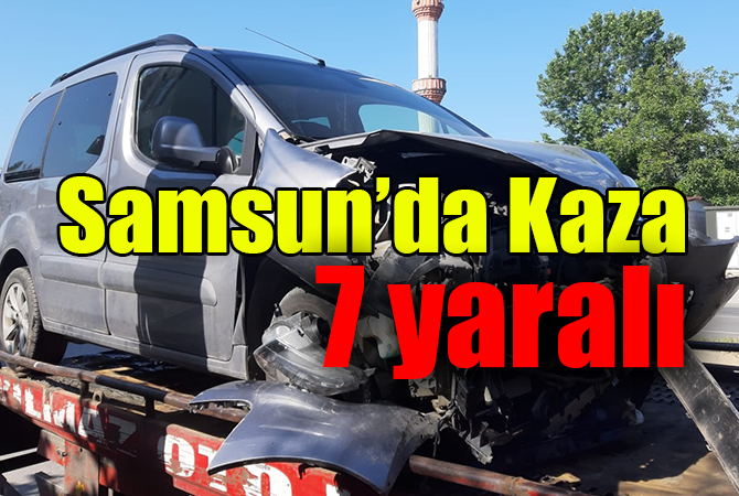 Kamyonetle çarpışan minibüs 3 araca daha çarptı: 7 yaralı