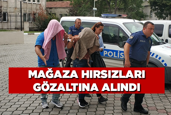 Mağazadan gözlük çalan 2 şahıs gözaltında
