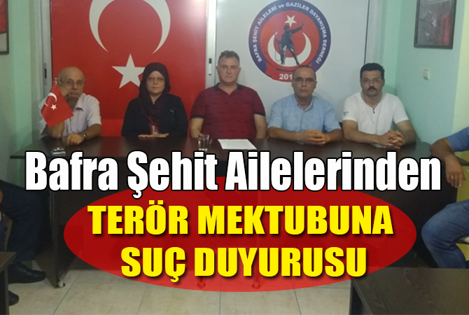 terör mektubuna suç duyurusu
