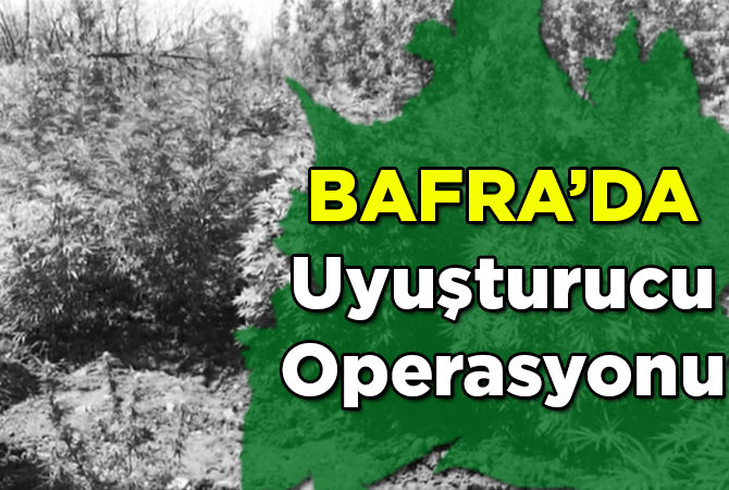 Bafra’da Uyuşturucu Operasyonu