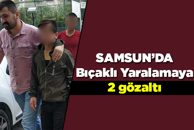 Bıçakla yaralamadan 2 çocuk gözaltında