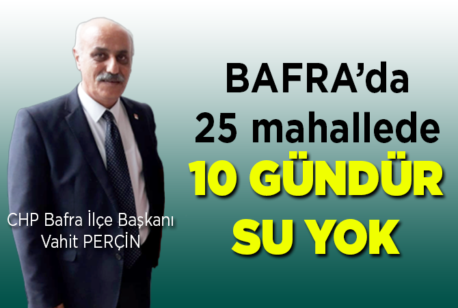Başkan Perçin ”YETKİLİLER ARTIK KULAK VERSİN”