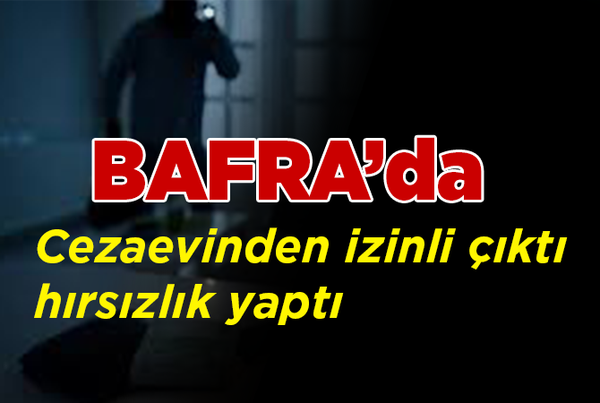 Cezaevinden izinli çıktı, okuldan laptop çaldı