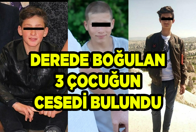 Samsun’da 3 çocuk yüzerken boğuldu